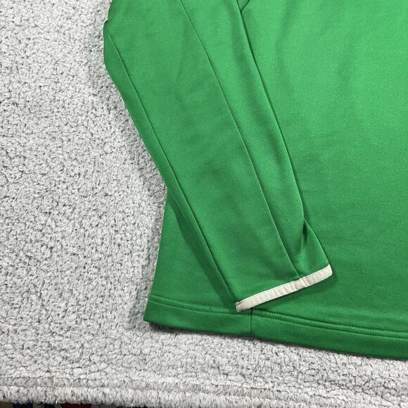 Notre Dame 1/4 Zip Pullover Mens S Adidas Fighting Irish Jacket Team Issued - Picture 12 of 14